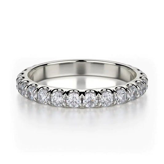 MICHAEL M Wedding Bands 18K White Gold Wedding band R320LB R320LBWG