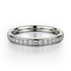 MICHAEL M Wedding Bands 18K White Gold Wedding band R324B