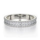 MICHAEL M Wedding Bands 18K White Gold WEDDING BAND  R396SB