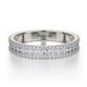 MICHAEL M Wedding Bands 18K White Gold WEDDING BAND  R396SB
