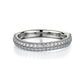 MICHAEL M Wedding Bands 18K White Gold Wedding band R437B