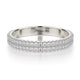MICHAEL M Wedding Bands 18K White Gold Wedding band R688B R688BWG
