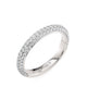 MICHAEL M Wedding Bands 18K White Gold Wedding Band R812B