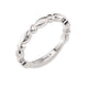 MICHAEL M Wedding Bands 18K White Gold Wedding Band R829B