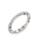 MICHAEL M Wedding Bands 18K White Gold Wedding Band R831B
