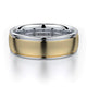 MICHAEL M Wedding Bands 18K Yellow Gold Men's Band MB106 MB-106YG