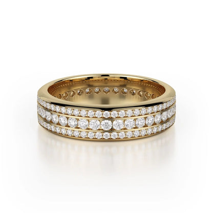 MICHAEL M Wedding Bands 18K Yellow Gold Wedding band R323B R323B-YG