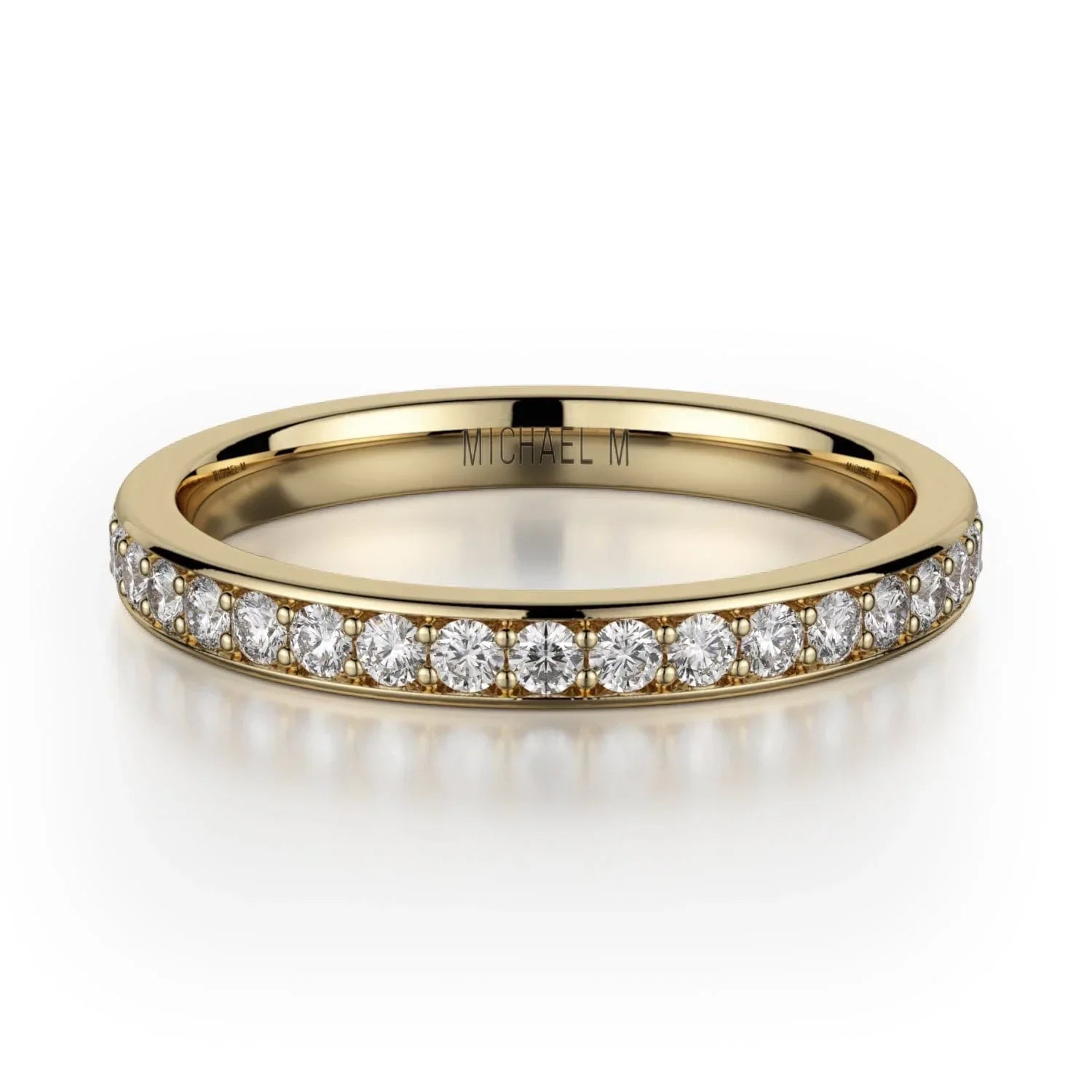 MICHAEL M Wedding Bands 18K Yellow Gold Wedding band R324B