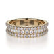 MICHAEL M Wedding Bands 18K Yellow Gold Wedding band R396B