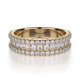 MICHAEL M Wedding Bands 18K Yellow Gold Wedding band R396B