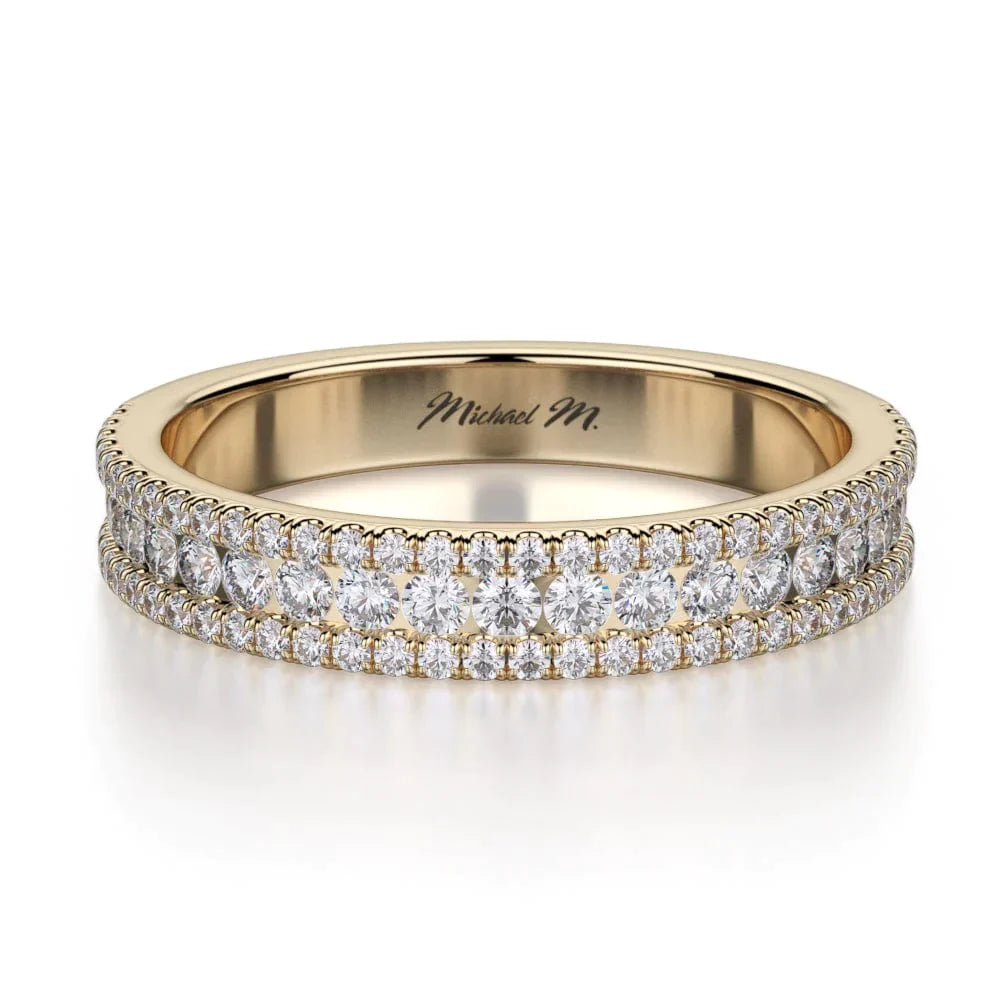 MICHAEL M Wedding Bands 18K Yellow Gold WEDDING BAND  R396SB