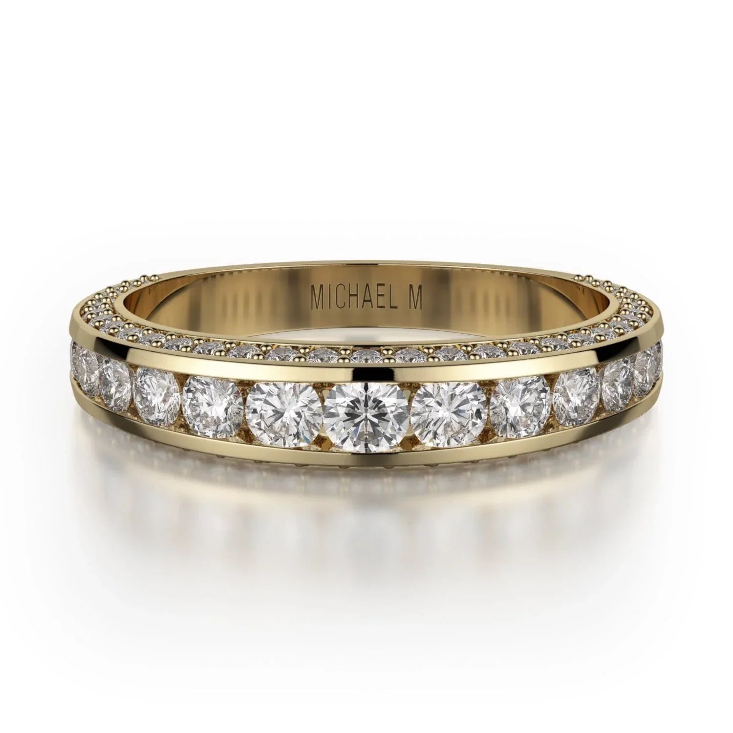 MICHAEL M Wedding Bands 18K Yellow Gold Wedding band R399B