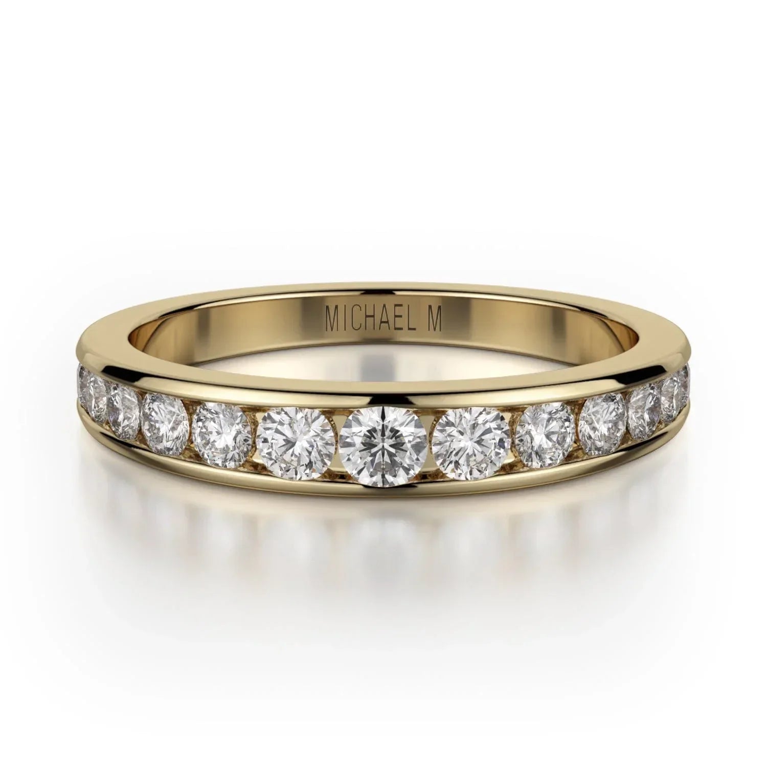 MICHAEL M Wedding Bands 18K Yellow Gold Wedding band R417B