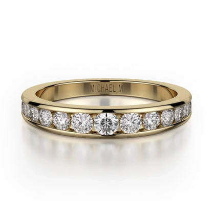 MICHAEL M Wedding Bands 18K Yellow Gold Wedding band R417B