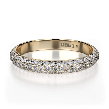 MICHAEL M Wedding Bands 18K Yellow Gold Wedding band R699B R699BYG
