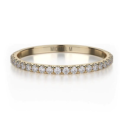 MICHAEL M Wedding Bands 18K Yellow Gold Wedding band R706B R706BYG