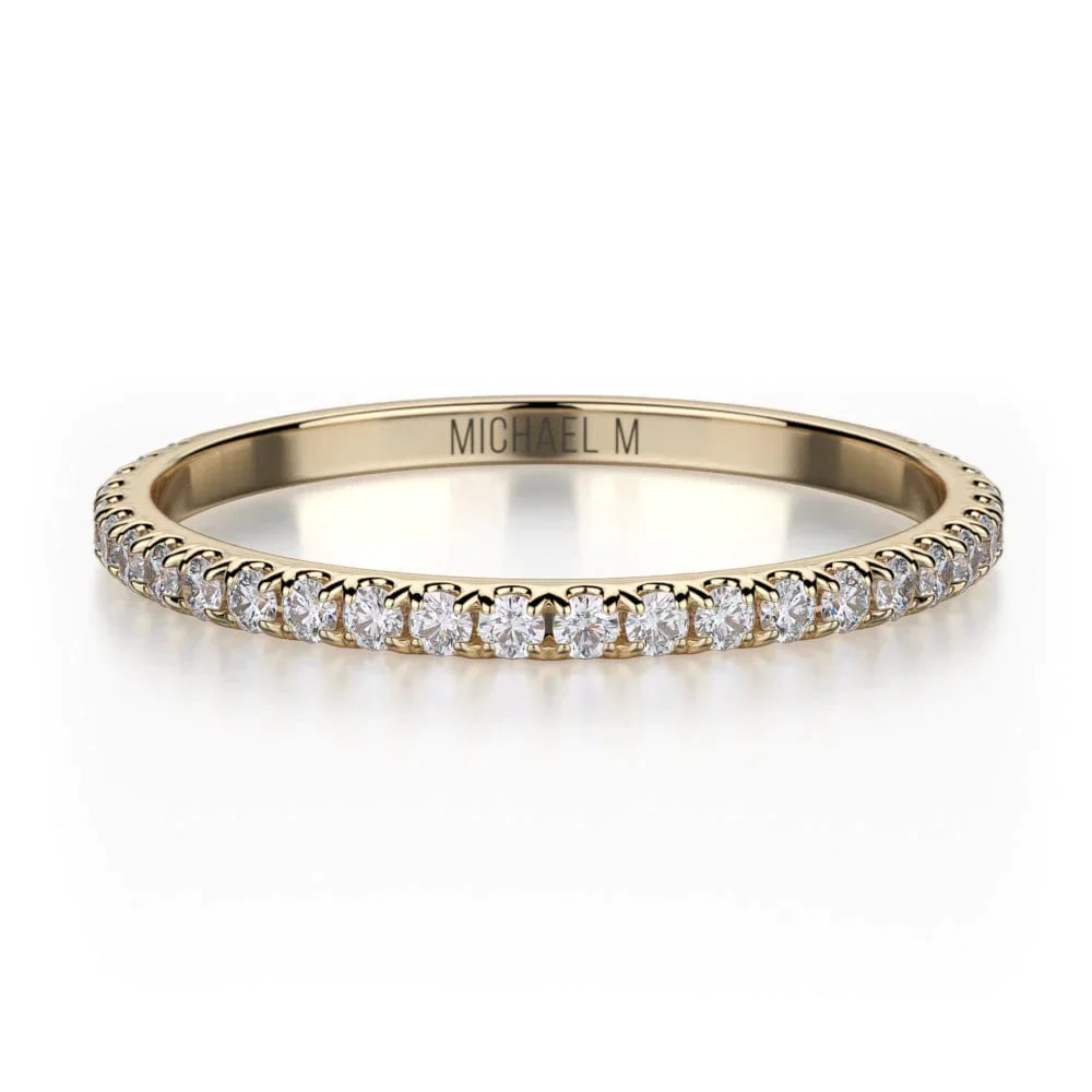 MICHAEL M Wedding Bands 18K Yellow Gold Wedding band R706B R706BYG