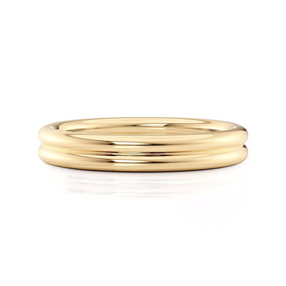 MICHAEL M Wedding Bands 18K Yellow Gold Wedding Band R819B