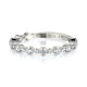 MICHAEL M Wedding Bands Platinum Classic Diamond Cluster Band B323PT