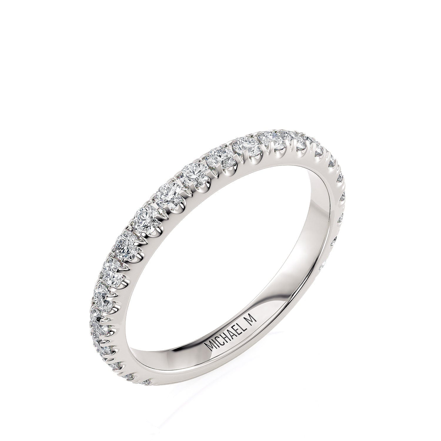 MICHAEL M Wedding Bands Platinum Wedding Band R660B R660B