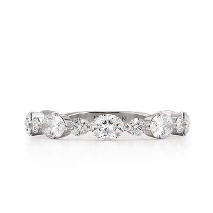 MICHAEL M Wedding Bands Platinum Wedding Band R833B