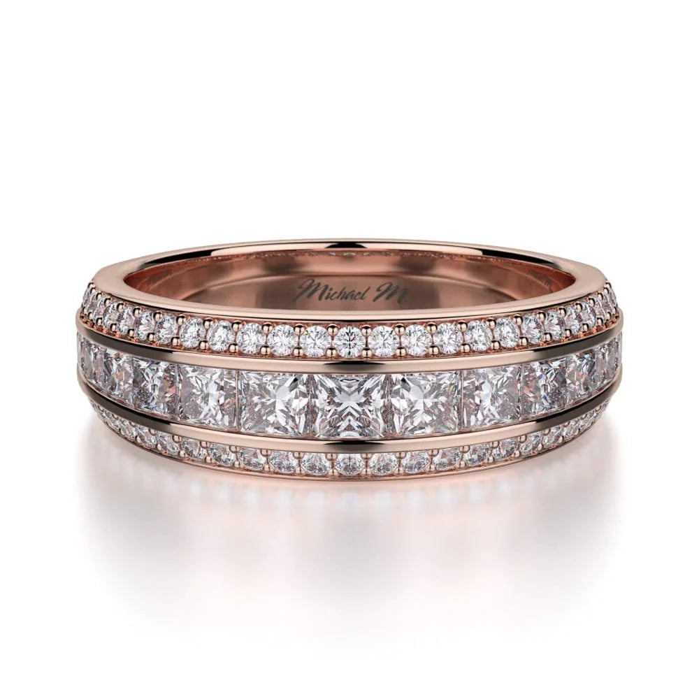 MICHAEL M Wedding Bands Rose Gold Wedding band R401B R401BRG