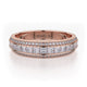 MICHAEL M Wedding Bands Rose Gold Wedding band R401SB R401SBRG