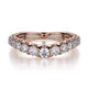 MICHAEL M Wedding Bands Rose Gold Wedding band R440LB R440LBRG