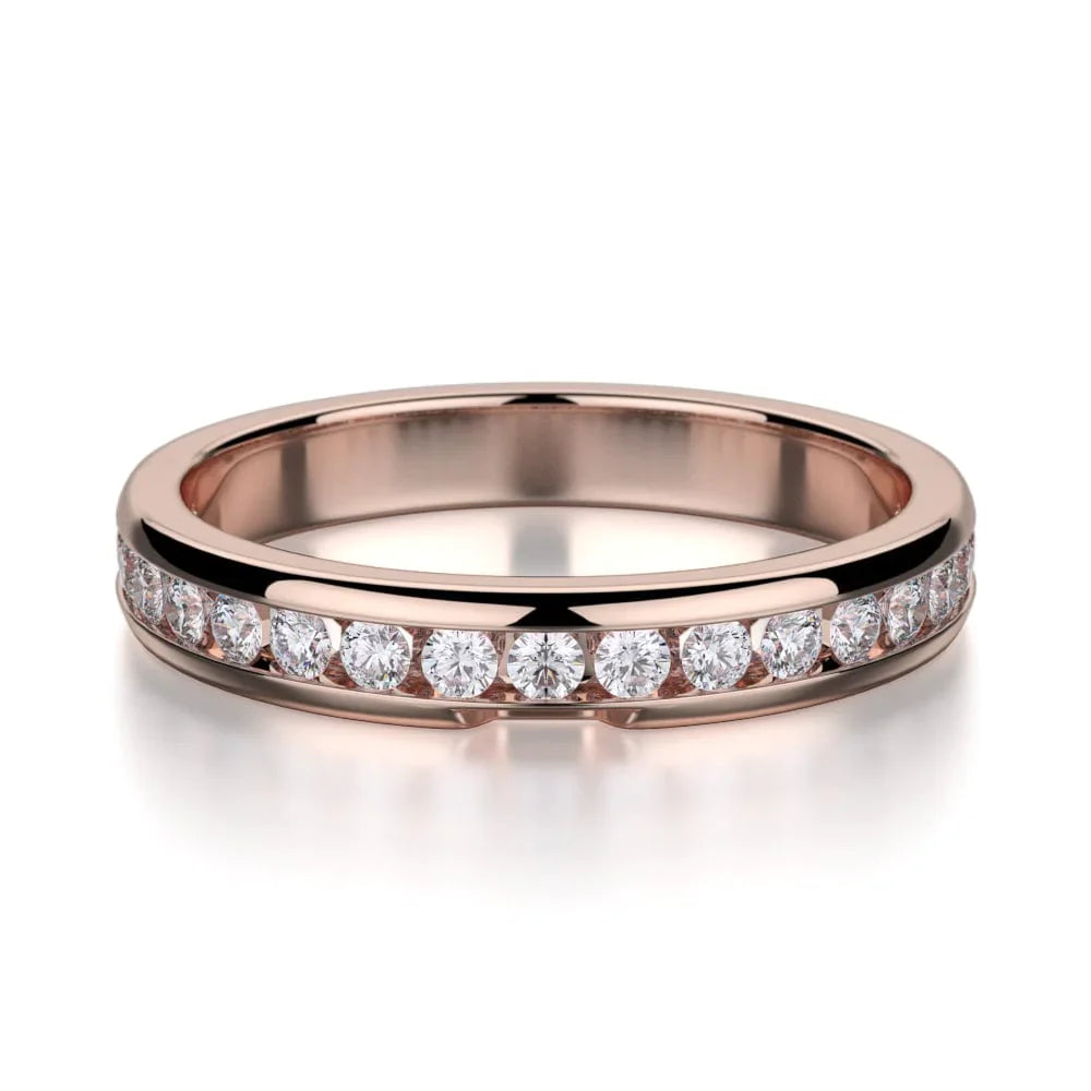 MICHAEL M Wedding Bands Rose Gold Wedding band R461B1 R461-B1RG
