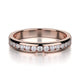 MICHAEL M Wedding Bands Rose Gold Wedding band R461B1 R461-B1RG