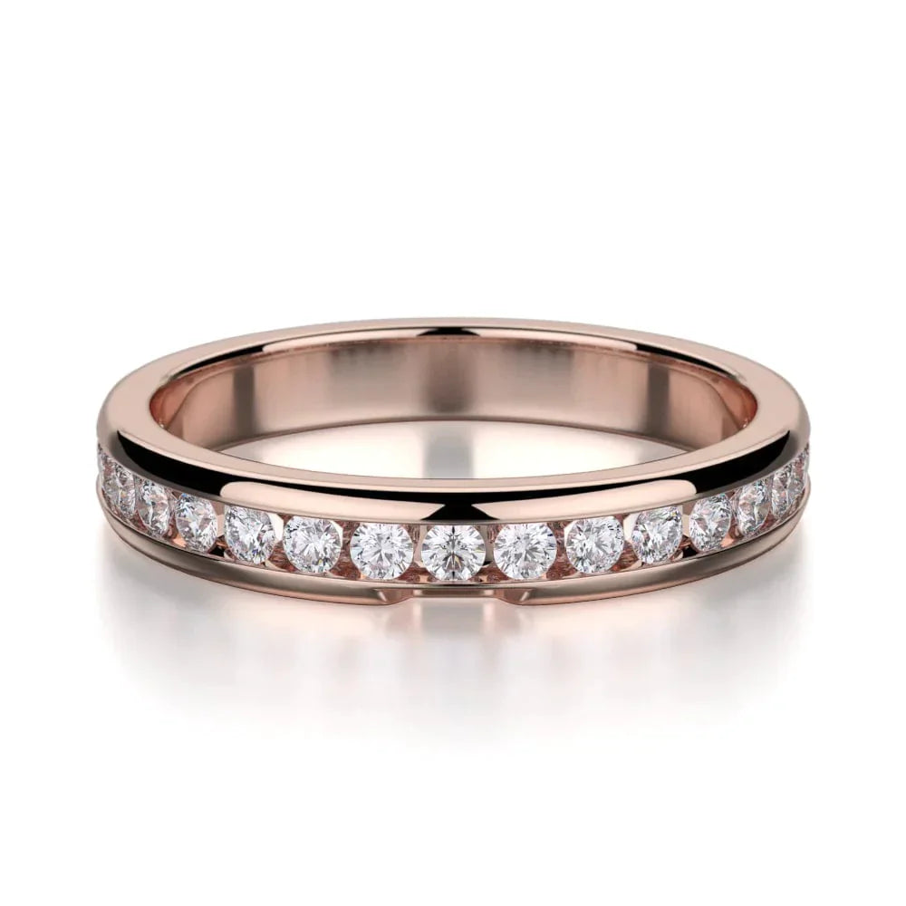MICHAEL M Wedding Bands Rose Gold Wedding band R461B1 R461-B1RG