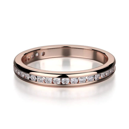 MICHAEL M Wedding Bands Rose Gold Wedding band R461SB R461SBRG