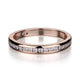 MICHAEL M Wedding Bands Rose Gold Wedding band R461SB R461SBRG