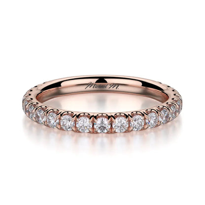 MICHAEL M Wedding Bands Rose Gold Wedding band R536B R536BRG