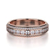MICHAEL M Wedding Bands Rose Gold Wedding band R656B R656BRG