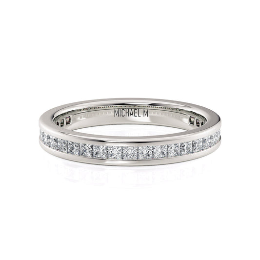 Michael M Channel Wedding Band
