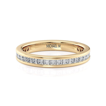Michael M Channel Wedding Band
