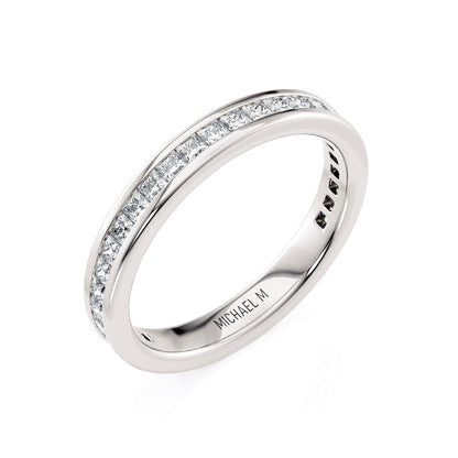 Michael M Channel Wedding Band