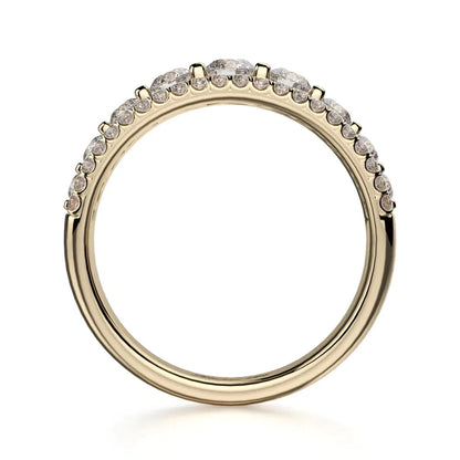 Michael M Prong Wedding Band