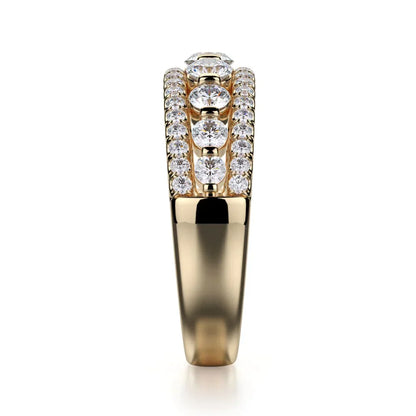 Michael M Prong Wedding Band