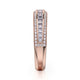 Michael M Channel / Pave Wedding Band