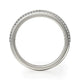 Michael M Channel / Pave Wedding Band