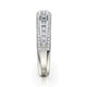 Michael M Channel / Pave Wedding Band