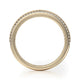 Michael M Channel / Pave Wedding Band
