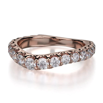 Michael M Prong Wedding Band