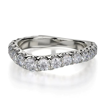 Michael M Prong Wedding Band