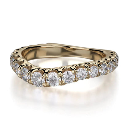 Michael M Prong Wedding Band