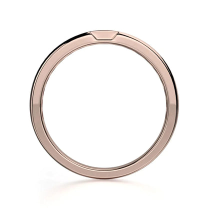 Michael M Channel Wedding Band
