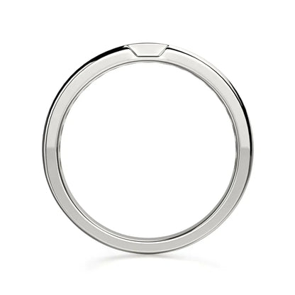 Michael M Channel Wedding Band