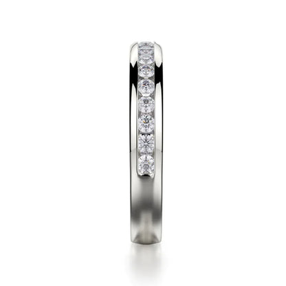 Michael M Channel Wedding Band